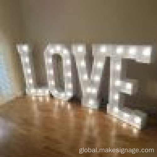 Marquee Letter Light Up Letters outdoor Manufactory